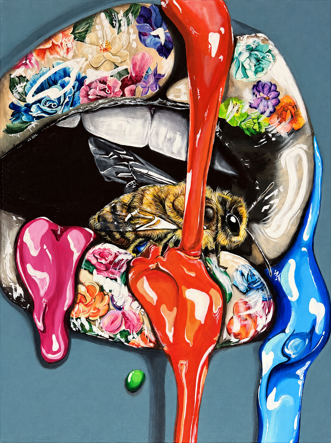 THE FLOWERS OF MY GARDEN — artwork by Ona Saumell